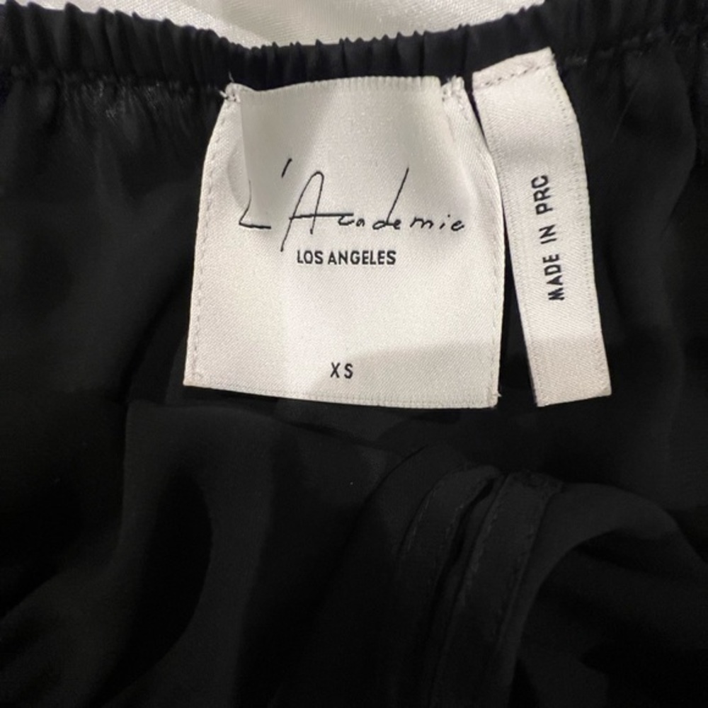 L’ Academie black off the shoulder top size XS - Picture 4 of 6